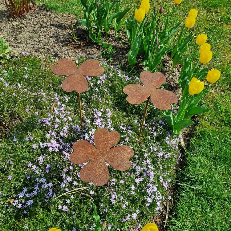 Koniczynki - zestaw trzech dekoracji ogrodowych