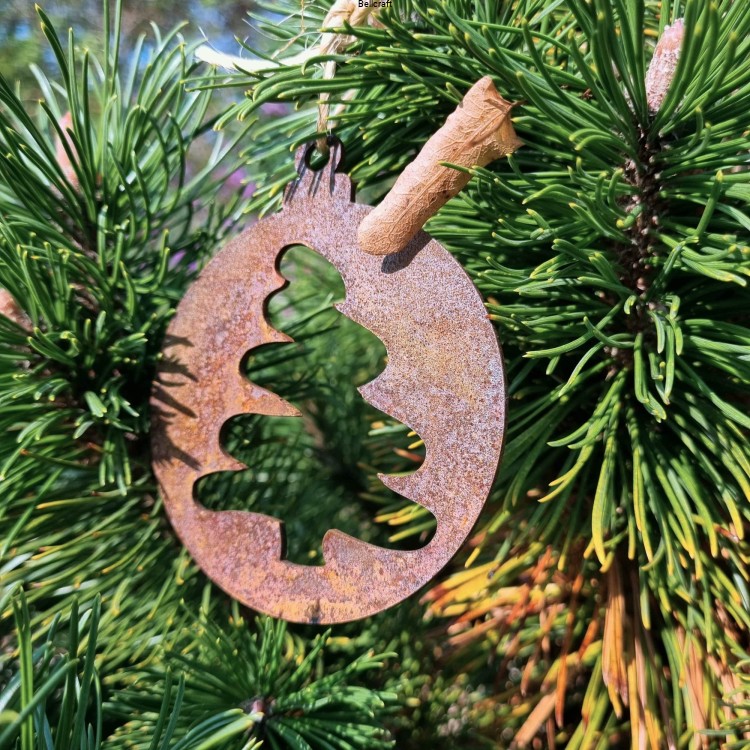 metalowe zawieszki choinkowe