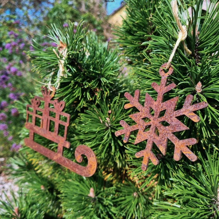 zewnętrzne zawieszki choinkowe