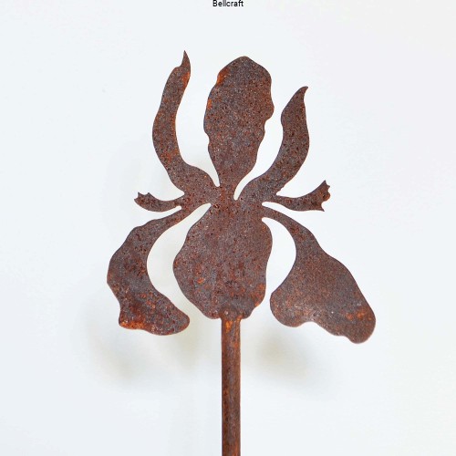 Irys - metalowy kwiat