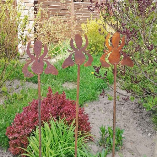 Irys - metalowe kwiaty w zestawie 3 szt.