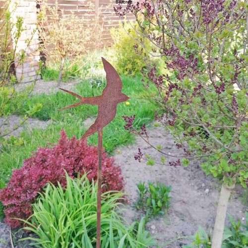 Jaskółka 3 - ozdoba z metalu