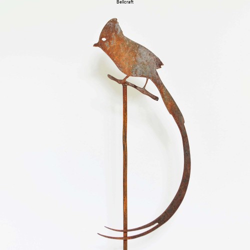 Ptaszek 1 - dekoracja z rdzą