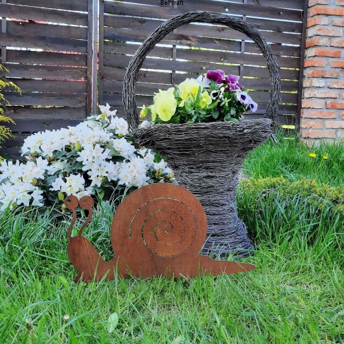 Ślimak - dekoracja ogrodowa