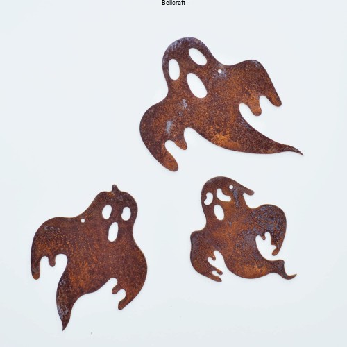 Duchy - zestaw metalowych dekoracji na Halloween