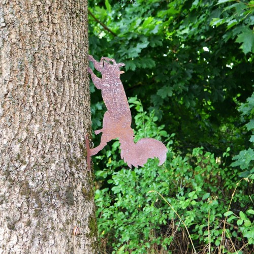 Wiewiórka - metalowa ozdoba na drzewo
