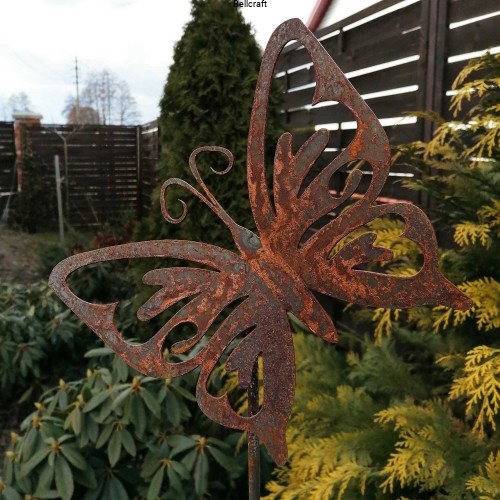 Motyl - metalowa dekoracja ogrodowa