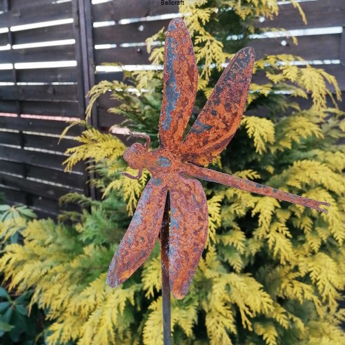 Ważka - metalowa dekoracja ogrodowa