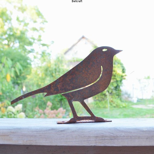 Metalowy ptaszek 2 do przykręcenia