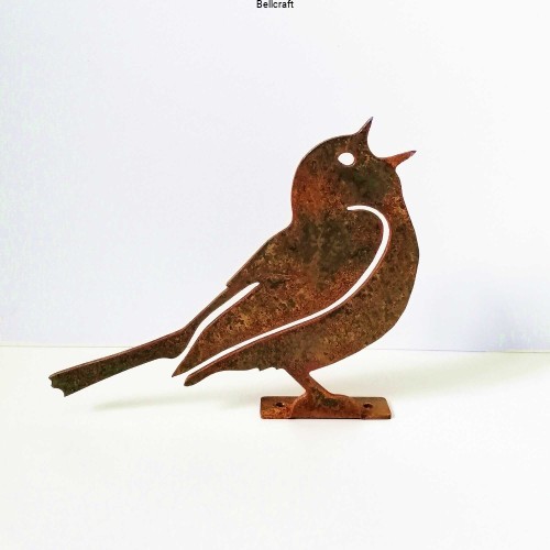 Mały rdzewiony ptaszek 4 do przykręcenia