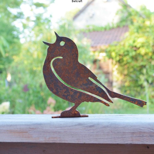 Mały rdzewiony ptaszek 4 do przykręcenia