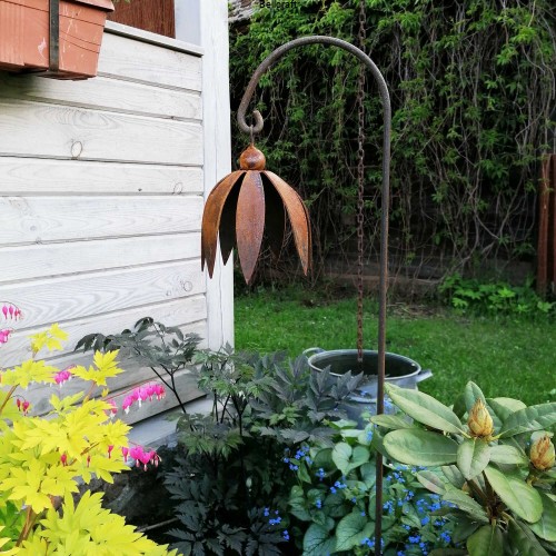 Jeżówka - wiszący metalowy kwiat