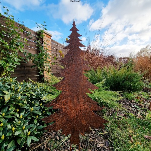 Choinka duża  - świąteczna dekoracja z metalu