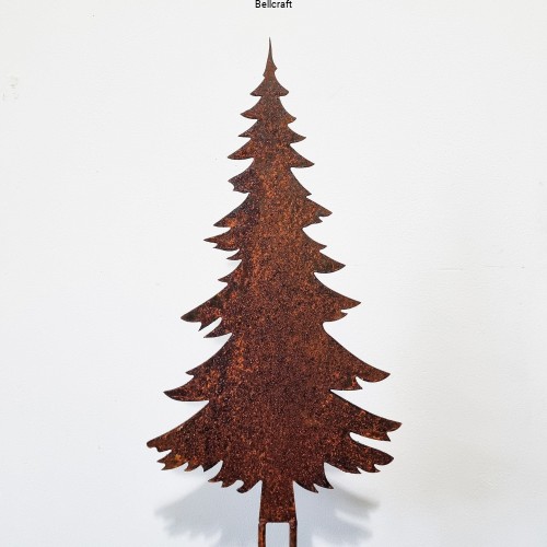 Choinka mała  - świąteczna ozdoba z metalu