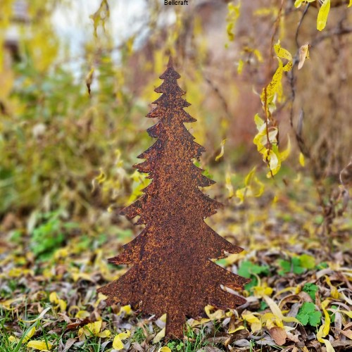 Choinka mała  - świąteczna ozdoba z metalu