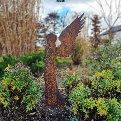 Anioł  - metalowa dekoracja ogrodowa