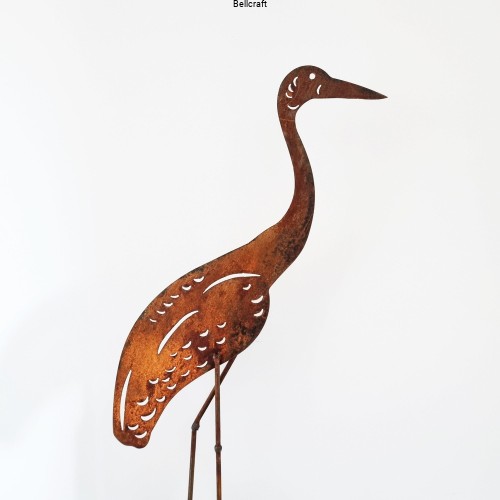 Żuraw 3 - ozdoba malowana rdzą