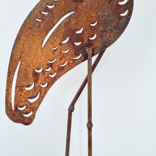 ptak z metalu do ogrodu