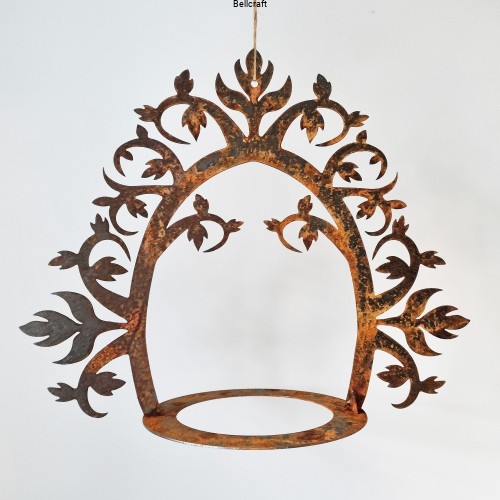 Poidełko dla ptaków z ceramiczną podstawką do zawieszenia