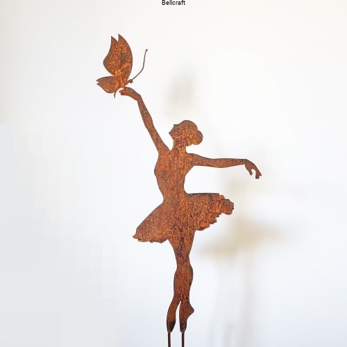 Baletnica  - metalowa dekoracja ogrodowa