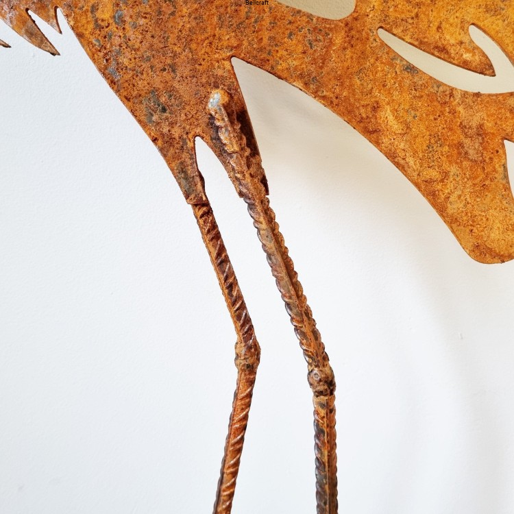 Czapla siwa - duża ozdoba do ogrodu