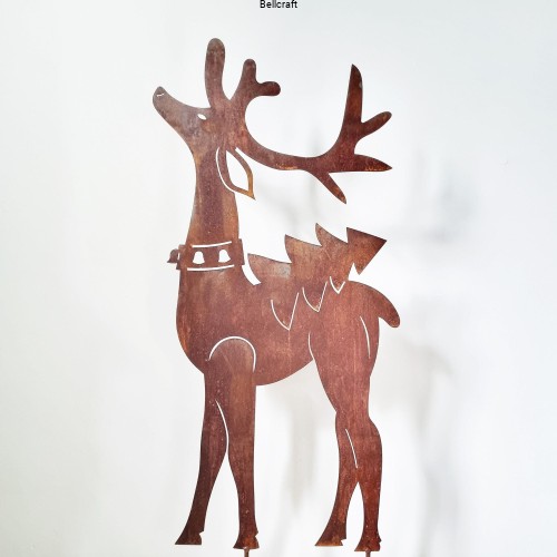 Renifer  - metalowa świąteczna ozdoba ogrodowa