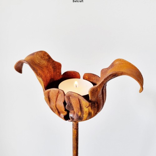 Świecznik metalowy do ogrodu i na taras