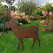 Koza z metalu - dekoracja do ogrodu (4)