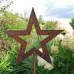 Gwiazda - świąteczna dekoracja ogrodowa (2)