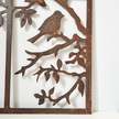 Okno z widokiem - dekoracja malowana rdzą (2)
