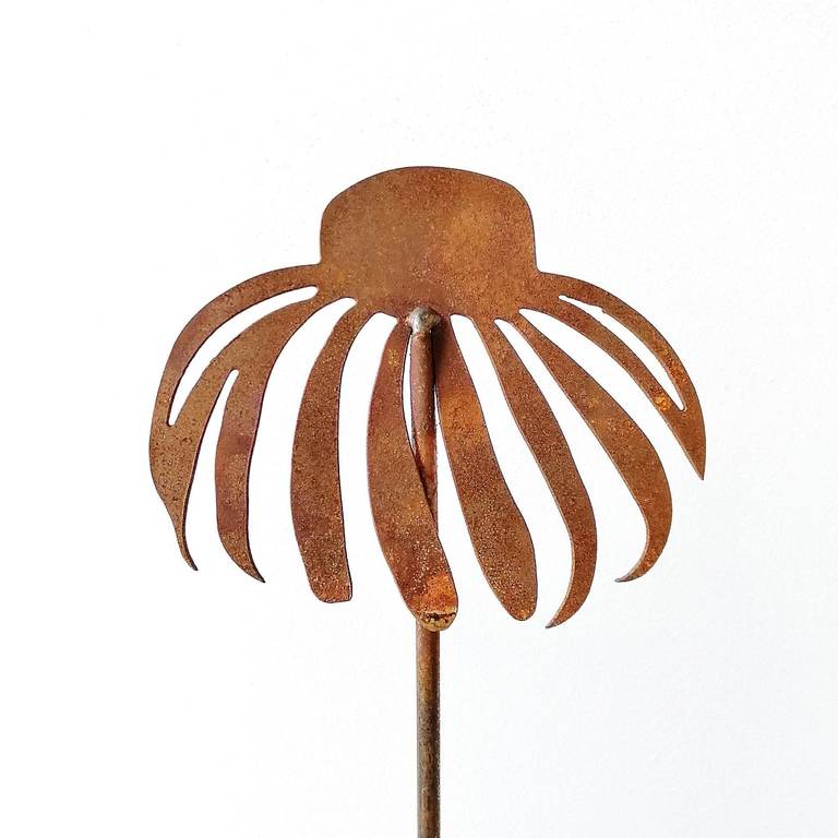 Jeżówka - metalowy kwiat  (1)