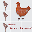 Kura z kurczakami - dekoracja do ogrodu (1)